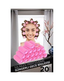 Süngerli Gece Bigudisi 3 cm 20 Adet Solingen Professional