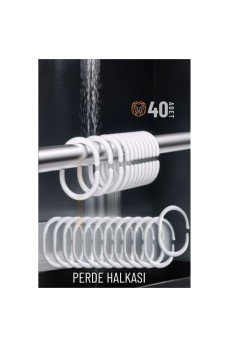 Banyo Perde Halkaları 40 ADET