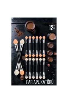 Far Aplikatör Göz Makyaj Çubukları 12 ADET