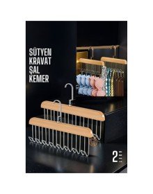 Dolap İçi Askı 2 adet Sütyen Şal Kravat Kemer Çanta