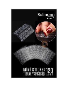 Tırnak Yapıştırıcı Solingen Mini Sticker 120 Adet