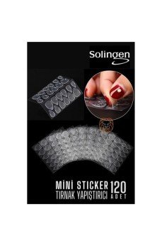 Tırnak Yapıştırıcı Solingen Mini Sticker 120 Adet