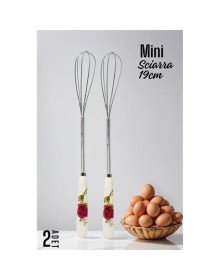 Sciarra Mini Çırpıcı Seramik Saplı 2 Adet