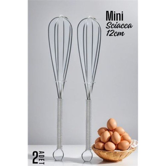 Sciacca Mini Çırpıcı Çelik 2 adet Sciacca Mini Çırpıcı Çelik 2 adet