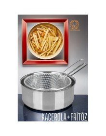 Fritözlü Kaçerola Multi Kullanım Çelik 20 CM