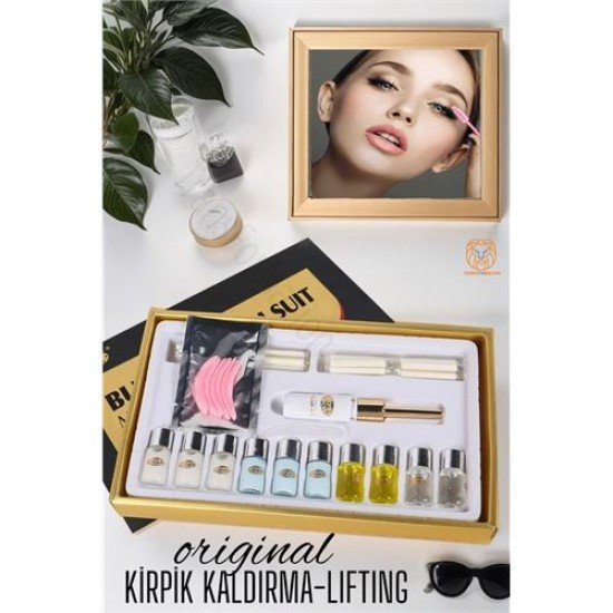 90 Kullanım Kirpik Perma Lifting Kaldırma Seti