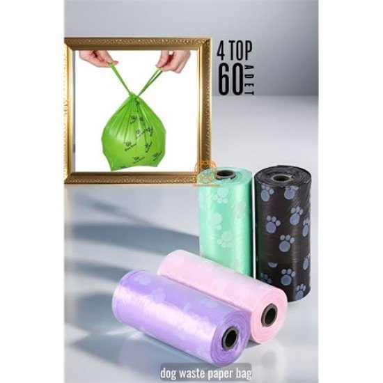 Hayvan Kaka Poşeti 60 Adet Hayvan Kaka Poşeti 60 Adet