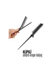 Klipsli Krepe Ombre Balyaj Tarağı Solingen