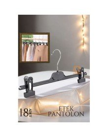 Etek Pantolon Eşarp Kıskaçlı Askı 18 li SET