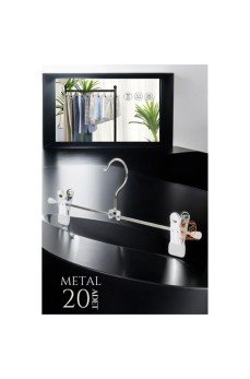Metal Etek Pantolon Askısı - Mandallı Etek Askısı Pantolon Askısı 20 Adet