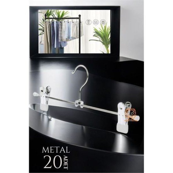 Metal Etek Pantolon Askısı - Mandallı Etek Askısı Pantolon Askısı 20 Adet Metal Etek Pantolon Askısı - Mandallı Etek Askısı Pantolon Askısı 20 Adet