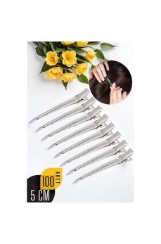 Saç Klipsi Metal Toka 100 Adet Absolute Design