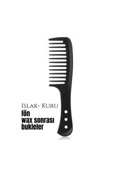 Bukleli Saç Fön Wax Sonrası Tarak Karbon Nano Absolute Professional Bukleli Saç Fön Wax Sonrası Tarak Karbon Nano Absolute Professional