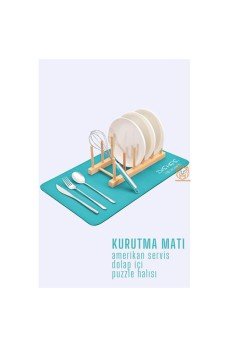 Bulaşık Durulama Kurutma Matı Süzücü Emici D.Reohouri Design