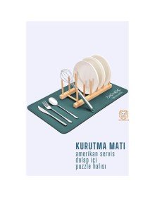 Bulaşık Durulama Kurutma Matı Süzücü Emici D.Reohouri Design