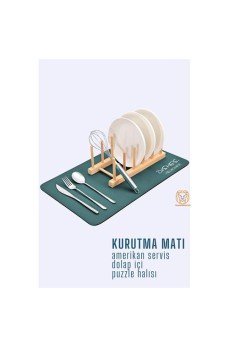 Bulaşık Durulama Kurutma Matı Süzücü Emici D.Reohouri Design