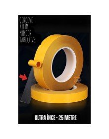 Çift Taraflı Yapıştırıcı Bant Ultra İnce 25 Metre
