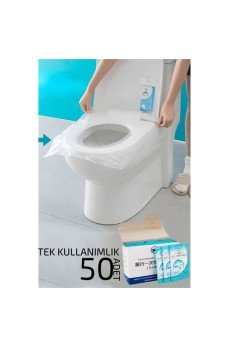 Klozet Kapağı Kılıfı Hijyenik Tek Kullanımlık 50 ADET