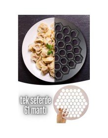 Mantı Kalıbı Tek Seferde 61 Mantı Lallula Design
