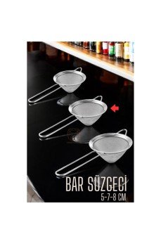 Bar Süzgeci Bar Strainer 3 Boy Set 5 7 8 cm