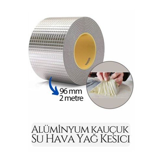 96 mm Su Hava Yağ Kesici İzolasyon Bandı 2 Metre