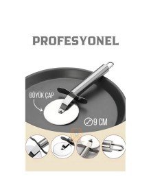 34 Cm Merdaneli Hamur Açma Masası