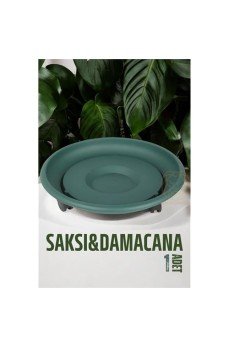 Tekerlekli Saksı Altığı 37 CM YEŞİL Tekerlekli Saksı Altığı 37 CM YEŞİL