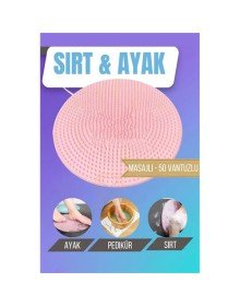 Sırt Kesesi Vantuzlu Ayak Kesesi Masajlı