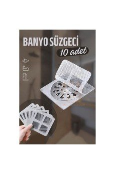 Banyo Gider Süzgeci 10 ADET