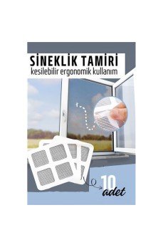 Sineklik Tamir Bandı 10 ADET 10 x 10 cm Sineklik Tamir Bandı 10 ADET 10 x 10 cm