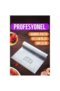 Hamur Kesici Spatula Profesyonel 304 Paslanmaz Çelik Hamur Kesici Spatula Profesyonel 304 Paslanmaz Çelik