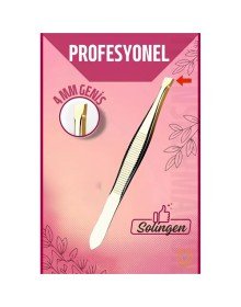 4 mm Geniş Uçlu Cımbız Çelik Solingen Professional