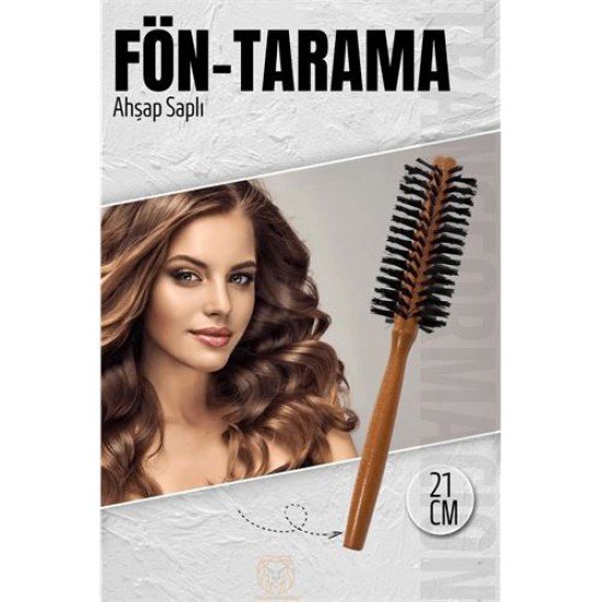 Fön Fırçası Ahşap Saplı Fön Ve Tarama Fırçası Fön Fırçası Ahşap Saplı Fön Ve Tarama Fırçası