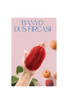 Silikon Banyo Fırçası Masajlı