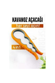 Kavanoz Şişe Açacağı 4 Tip Açacak 4 in 1