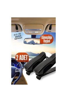 Araç Gözlük Tutucu Güneşliğe Uygun Mini 2 ADET