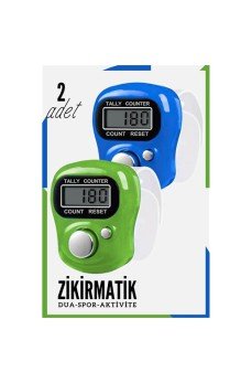 Zikirmatik Dijital Parmak Sayacı Sıfırlanabilir 5 Haneli LCD Ekran 2 ADET