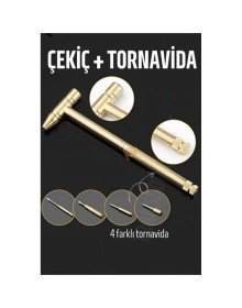 Çekiç ve 4 Farklı Tornavida Multi Set