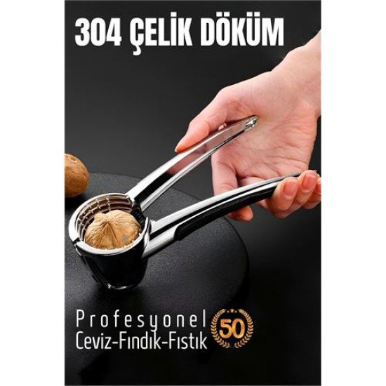 Fındık ve Ceviz Kırıcı 304 Paslanmaz Çelik Fındık ve Ceviz Kırıcı 304 Paslanmaz Çelik