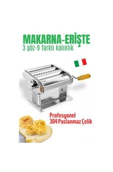 Makarna Makinası Erişte Makarna Kesici Erişte Makinası 304 Paslanmaz Çelik