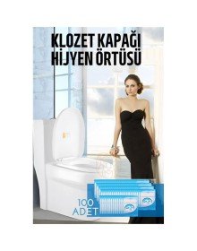 Klozet Kapağı Kılıfı Hijyenik Tek Kullanımlık 100 ADET