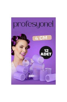4 Cm Bigudi Saç Bigudisi Profesyonel 12 ADET