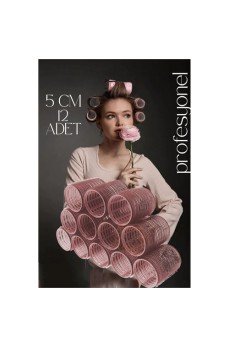 5 Cm Bigudi Saç Bigudisi Profesyonel 12 ADET