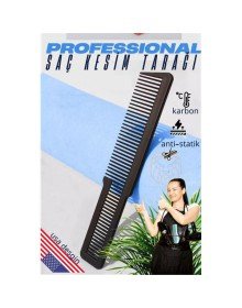 Saç Kesim Tarağı Saç Şekillendirme Düzeltme Tarağı SİYAH