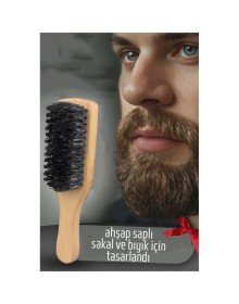 Sakal Tarama Fırçası Ahşap Saplı