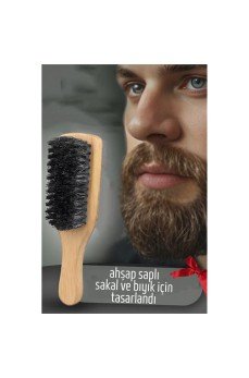Sakal Tarama Fırçası Ahşap Saplı