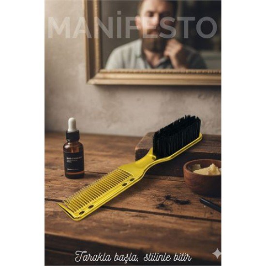 Gold Sakal Bıyık Tarama Fırçası Sakal Bıyık Tarama Fırçası Çift Taraflı Sakal Tarak ve Fırça – Şekillendirici, Anti-Statik Gold Sakal Bıyık Tarama Fırçası Sakal Bıyık Tarama Fırçası Çift Taraflı Sakal Tarak ve Fırça – Şekillendirici, Anti-Statik