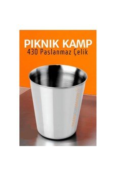 Paslanmaz Çelik Bardak Seti Kamp Piknik Bardağı 6 adet Paslanmaz Çelik Bardak Seti Kamp Piknik Bardağı 6 adet