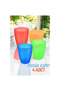 Bardak Seti Kamp Piknik Bardağı 4 ADET