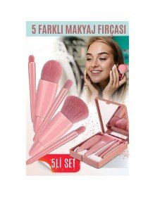 Makyaj Fırça Kiti Aynalı ve Kutulu Profesyonel Makyaj Kiti
